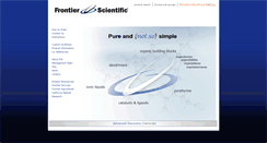 Desktop Screenshot of frontiersci.com